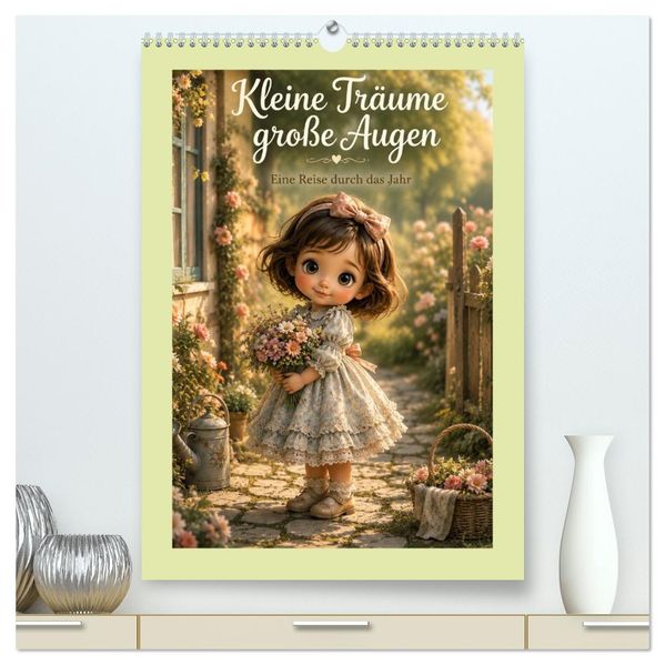 Kleine Träume große Augen (hochwertiger Premium Wandkalender 2027 DIN A2 hoch) Kunstdruck in Hochglanz