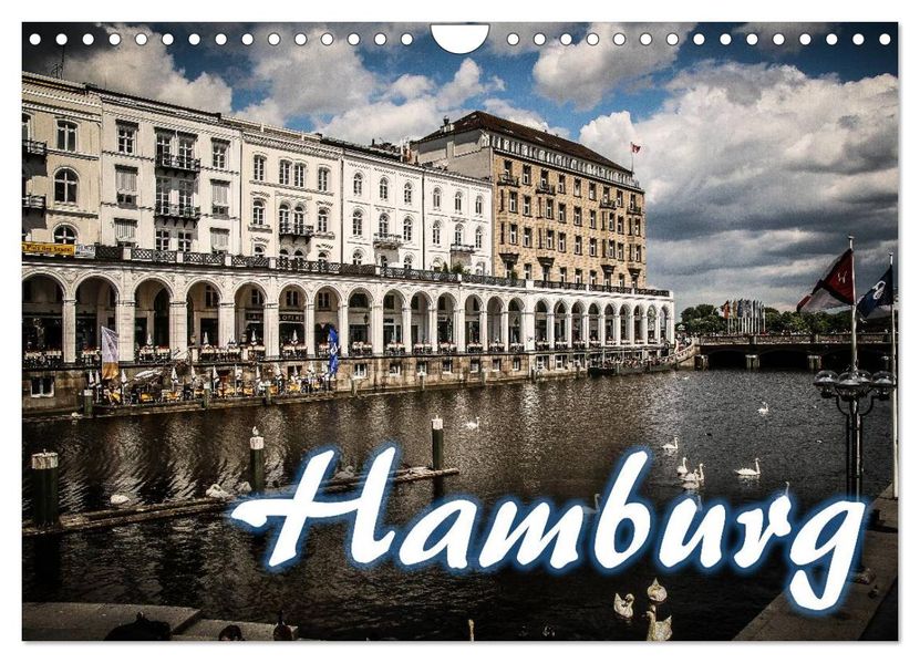 Hamburg (Wandkalender 2027 DIN A4 quer) CALVENDO Monatskalender