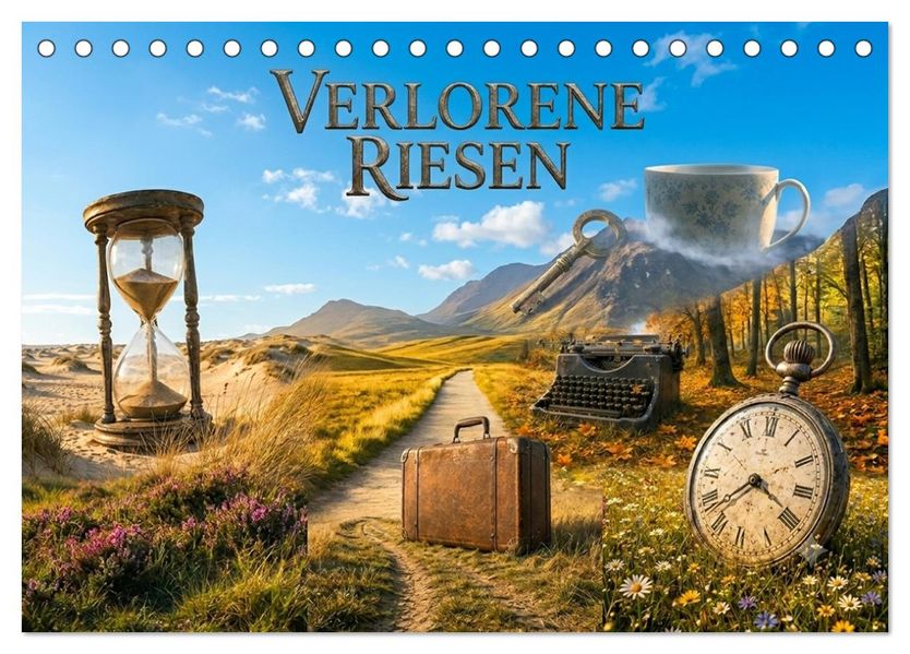 Verlorene Riesen (Tischkalender 2027 DIN A5 quer) CALVENDO Monatskalender