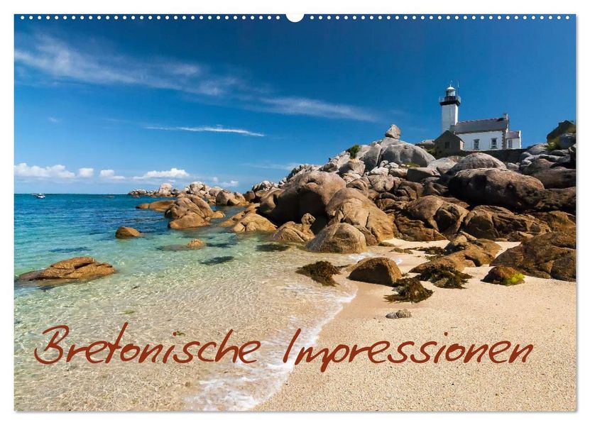 Bretonische Impressionen (Wandkalender 2027 DIN A2 quer) CALVENDO Monatskalender