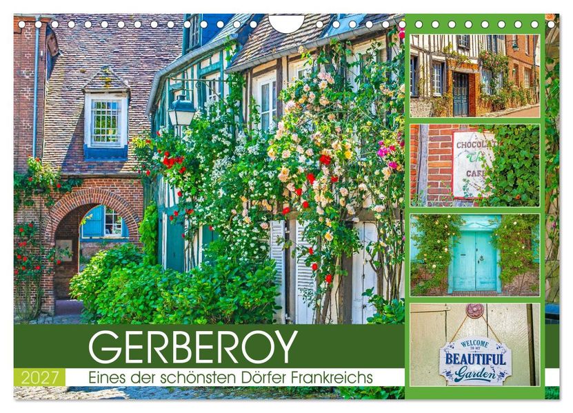 Gerberoy - Eines der schönsten Dörfer Frankreichs (Wandkalender 2027 DIN A4 quer) CALVENDO Monatskalender