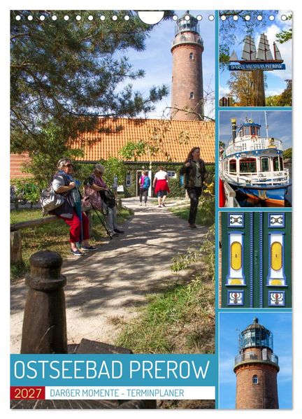 Ostseebad Prerow - Ein Darßer Moment - Terminplaner (Wandkalender 2027 DIN A4 hoch) CALVENDO Monatskalender