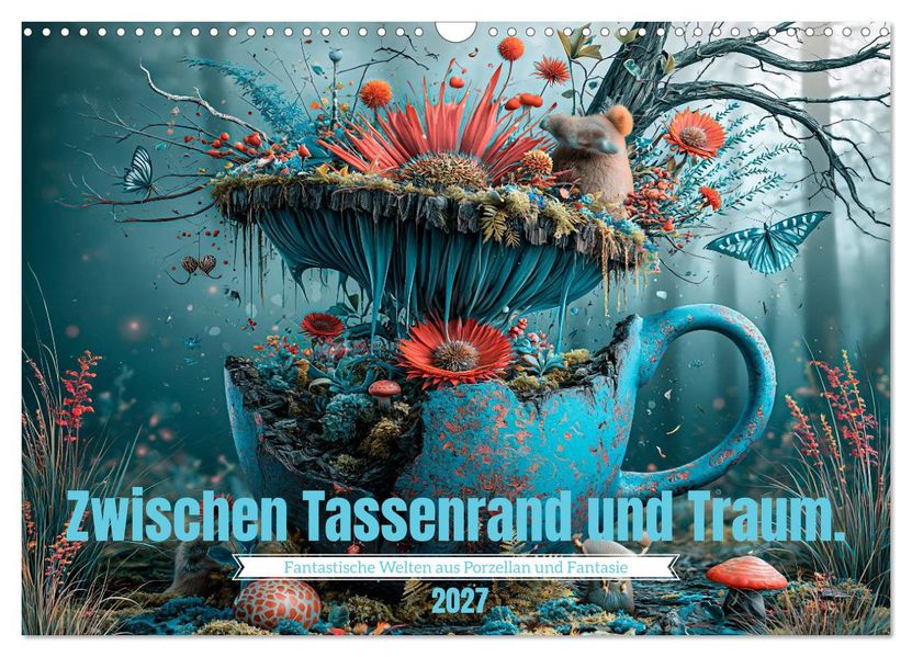 Zwischen Tassenrand und Traum (Wandkalender 2027 DIN A3 quer) CALVENDO Monatskalender