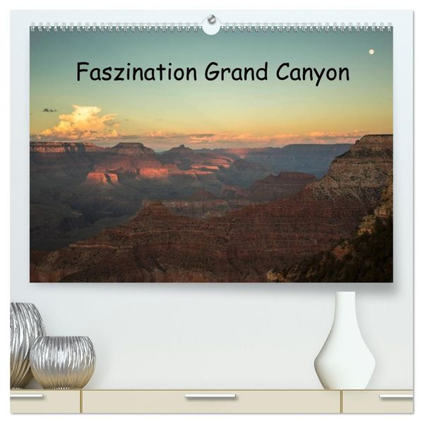 Faszination Grand Canyon / CH-Version (hochwertiger Premium Wandkalender 2027 DIN A2 quer) Kunstdruck in Hochglanz