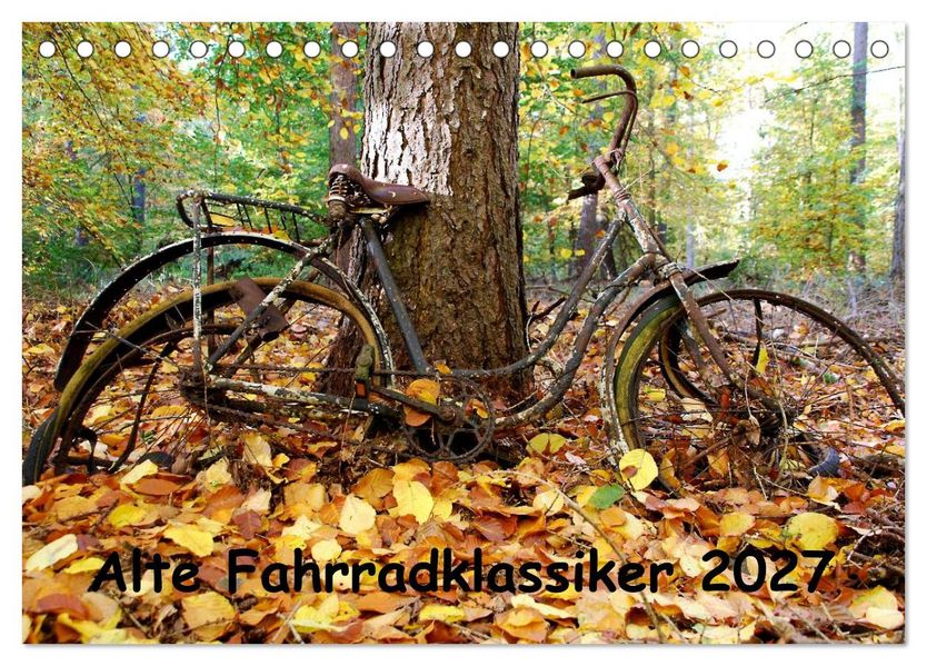 Alte Fahrradklassiker 2027 (Tischkalender 2027 DIN A5 quer) CALVENDO Monatskalender