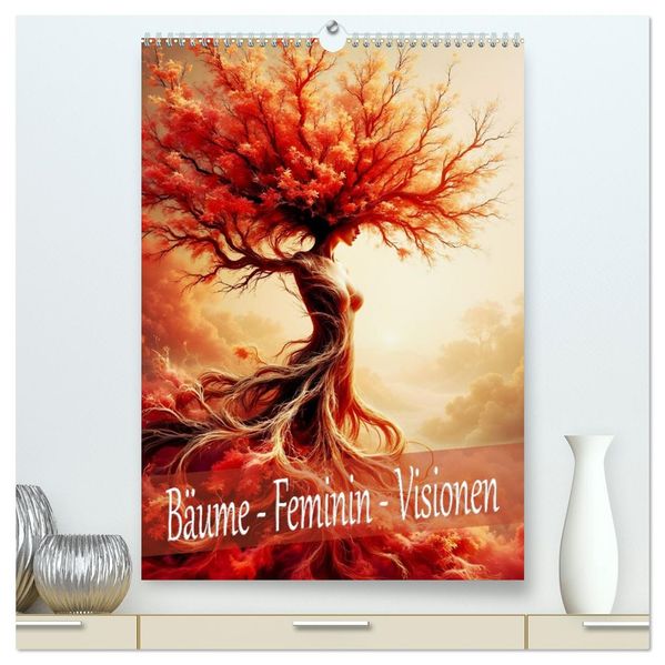 Bäume - Feminin - Visionen (hochwertiger Premium Wandkalender 2027 DIN A2 hoch) Kunstdruck in Hochglanz