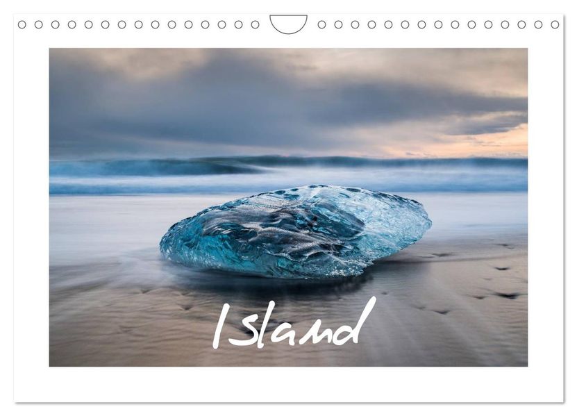 Island (Wandkalender 2027 DIN A4 quer) CALVENDO Monatskalender