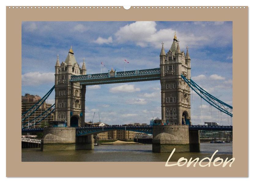 London (Wandkalender 2027 DIN A2 quer) CALVENDO Monatskalender