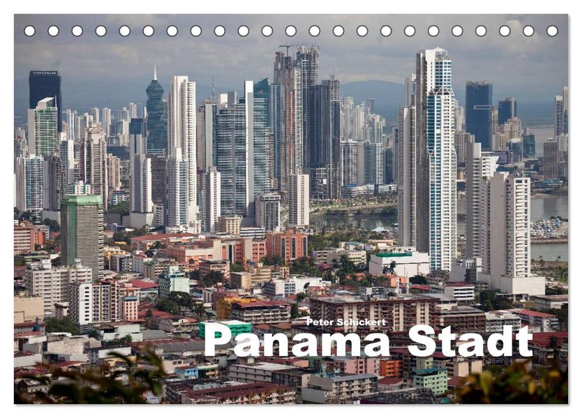 Panama Stadt (Tischkalender 2027 DIN A5 quer) CALVENDO Monatskalender
