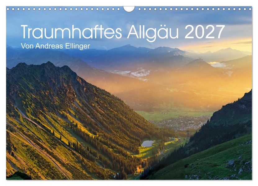 Traumhaftes Allgäu (Wandkalender 2027 DIN A3 quer) CALVENDO Monatskalender