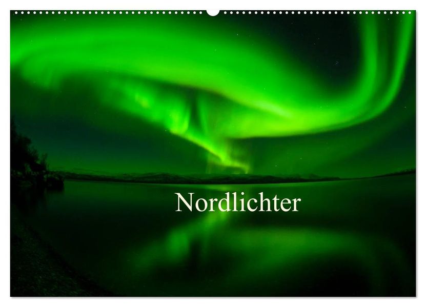 Nordlichter (Wandkalender 2027 DIN A2 quer) CALVENDO Monatskalender