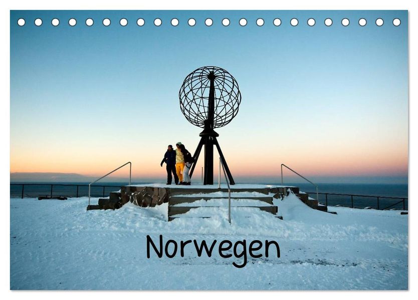 Norwegen (Tischkalender 2027 DIN A5 quer) CALVENDO Monatskalender