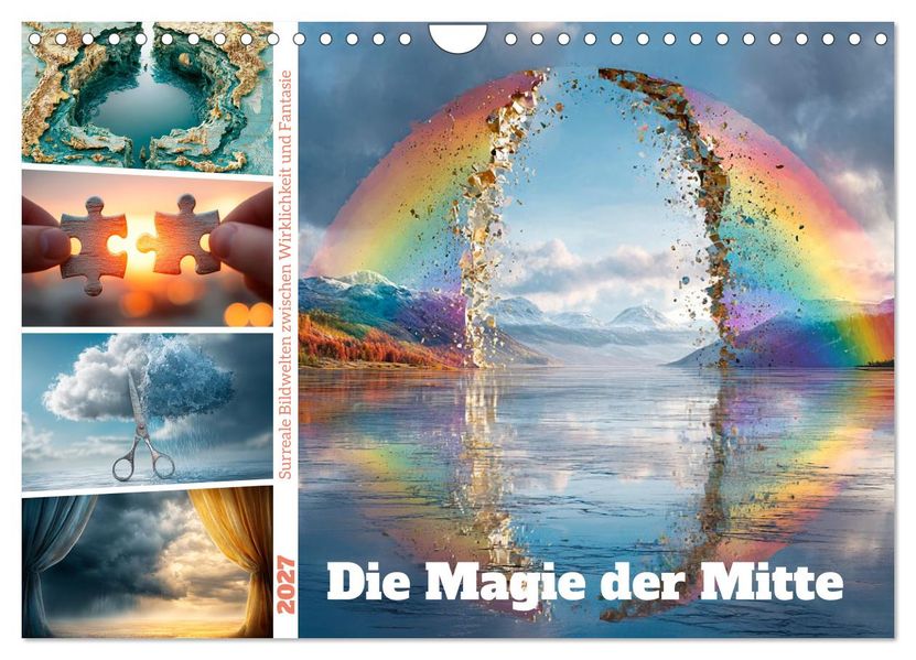 Die Magie der Mitte (Wandkalender 2027 DIN A4 quer) CALVENDO Monatskalender