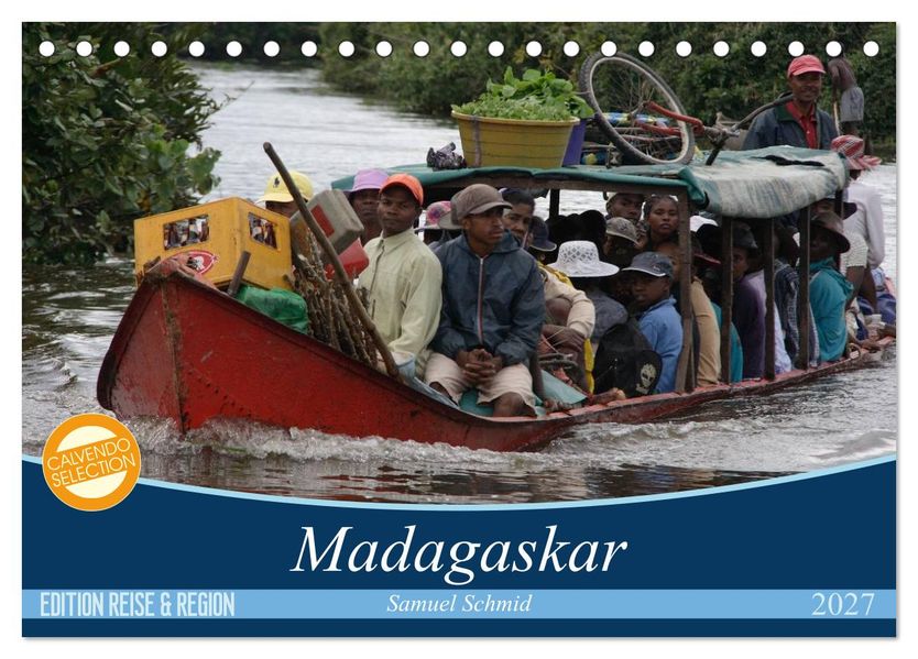 Madagaskar (Tischkalender 2027 DIN A5 quer) CALVENDO Monatskalender