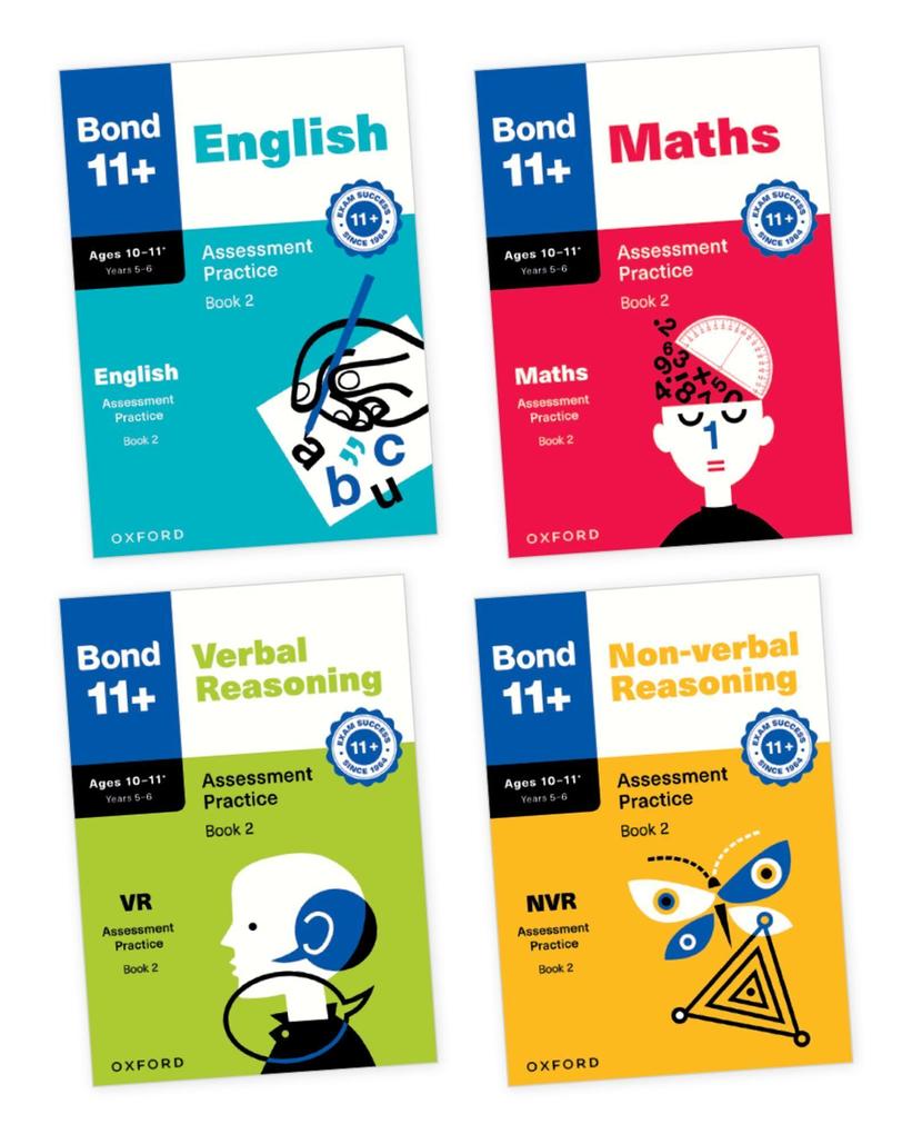 Bond 11+ Assessment Practice Age 10-11+ Book 2 Pack