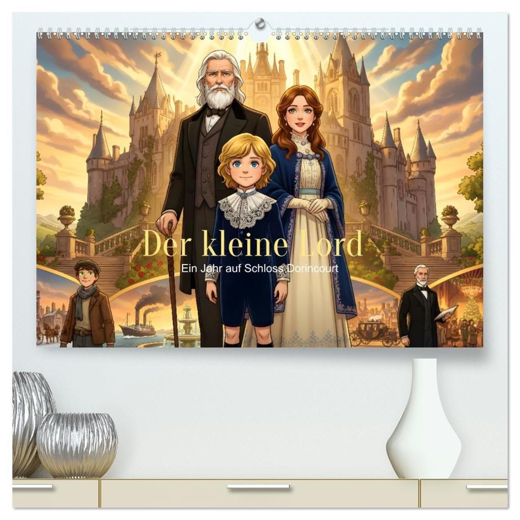 Der kleine Lord - Ein Jahr auf Schloss Dorincourt (hochwertiger Premium Wandkalender 2027 DIN A2 quer) Kunstdruck in Hochglanz
