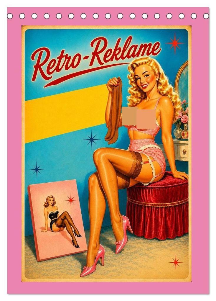 Retro-Reklame (Tischkalender 2027 DIN A5 hoch) CALVENDO Monatskalender
