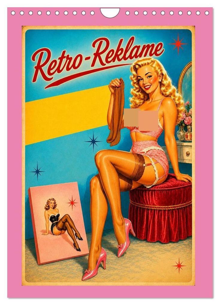 Retro-Reklame (Wandkalender 2027 DIN A4 hoch) CALVENDO Monatskalender
