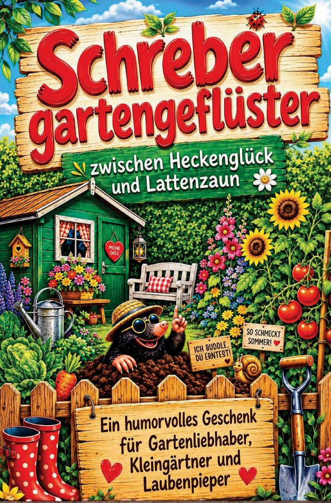 Schrebergartengeflüster - von Heckenglück und Lattenzaun: Ein humorvolles Geschenk für Gartenliebhaber Kleingärtner und Laubenpieper