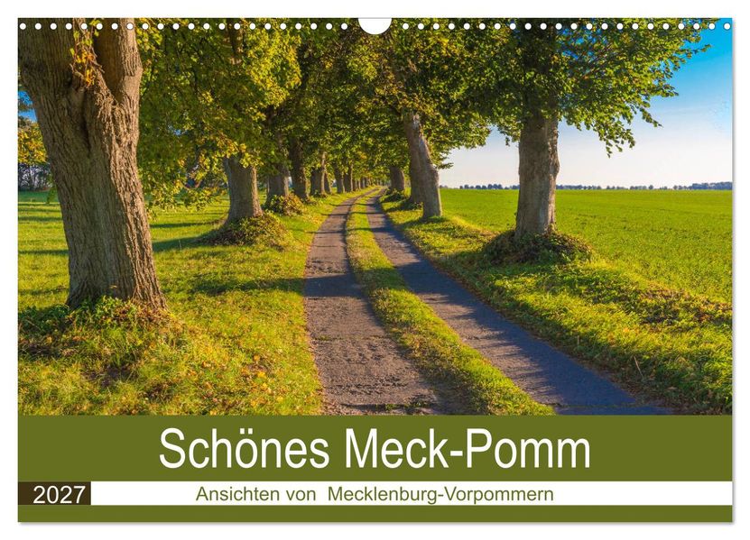 Schönes Meck-Pomm (Wandkalender 2027 DIN A3 quer) CALVENDO Monatskalender