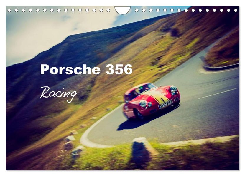Porsche 356 - Racing (Wandkalender 2027 DIN A4 quer) CALVENDO Monatskalender