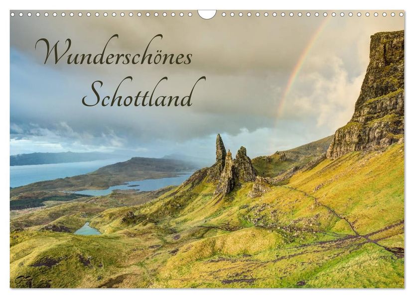 Wunderschönes Schottland (Wandkalender 2027 DIN A3 quer) CALVENDO Monatskalender