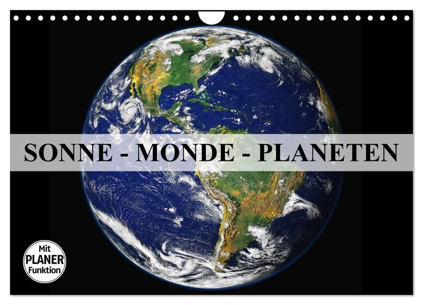 Sonne Monde und Planeten (Wandkalender 2027 DIN A4 quer) CALVENDO Monatskalender