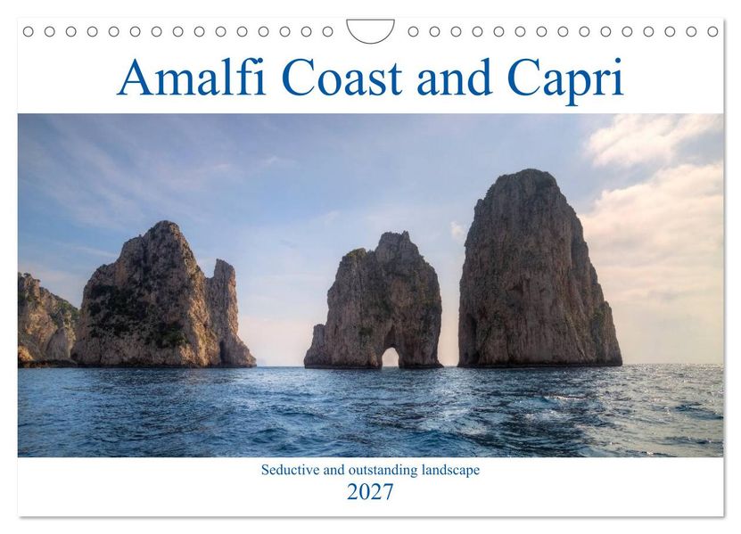 Amalfi Coast and Capri (Wall Calendar 2027 DIN A4 landscape) CALVENDO 12 Month Wall Calendar