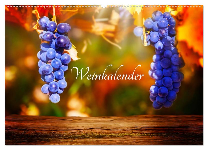 Weinkalender (Wandkalender 2027 DIN A2 quer) CALVENDO Monatskalender