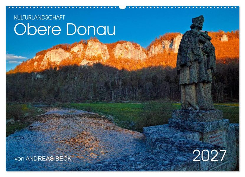 Kulturlandschaft Obere Donau (Wandkalender 2027 DIN A2 quer) CALVENDO Monatskalender