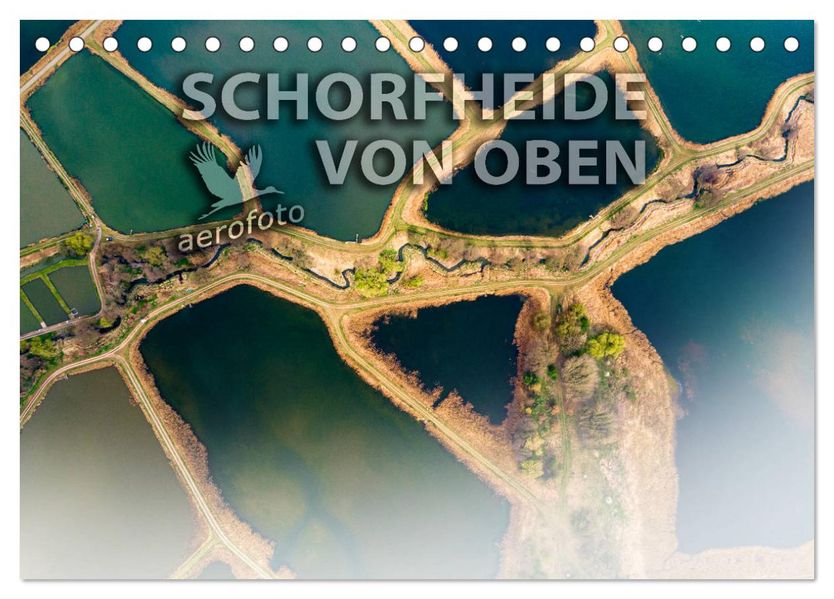 Schorfheide von oben (Tischkalender 2027 DIN A5 quer) CALVENDO Monatskalender