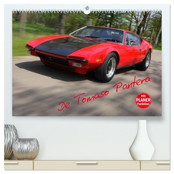 De Tomaso Pantera (hochwertiger Premium Wandkalender 2027 DIN A2 quer) Kunstdruck in Hochglanz