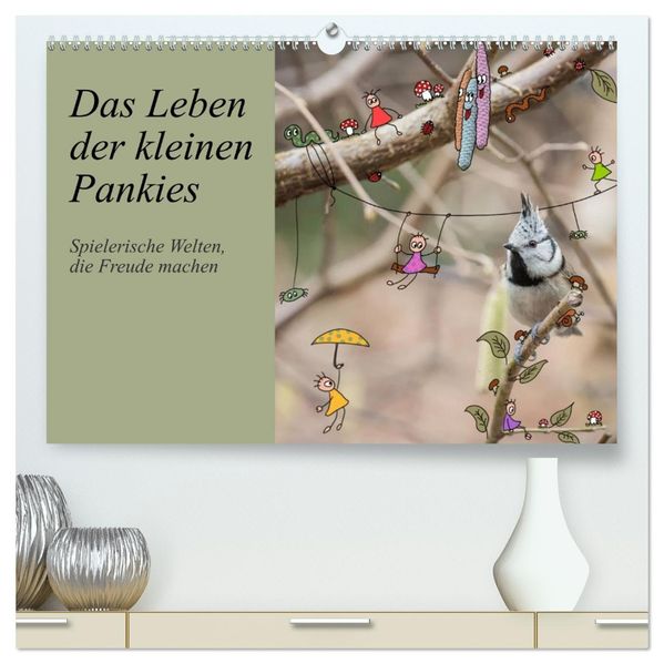 Das Leben der kleinen Pankies (hochwertiger Premium Wandkalender 2027 DIN A2 quer) Kunstdruck in Hochglanz