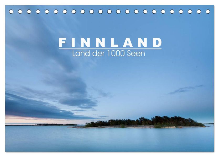Finnland: Land der 1000 Seen (Tischkalender 2027 DIN A5 quer) CALVENDO Monatskalender