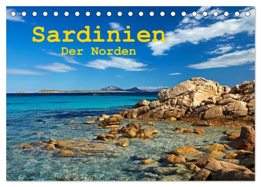 Sardinien - Der Norden (Tischkalender 2027 DIN A5 quer) CALVENDO Monatskalender