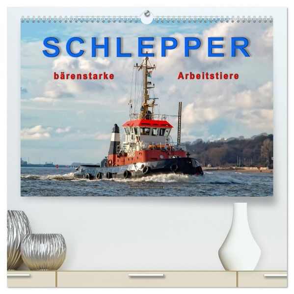 Schlepper - bärenstarke Arbeitstiere (hochwertiger Premium Wandkalender 2027 DIN A2 quer) Kunstdruck in Hochglanz