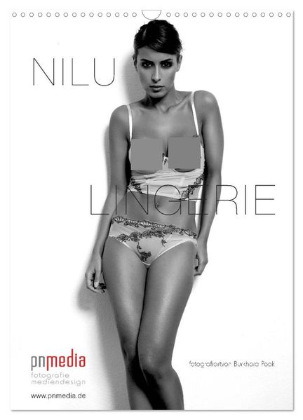 NILU LINGERIE 2027 (Wandkalender 2027 DIN A3 hoch) CALVENDO Monatskalender