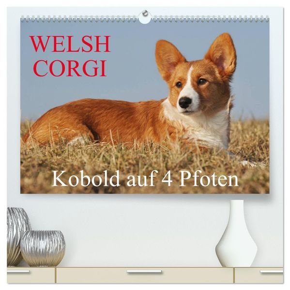 Welsh Corgi - Kobold auf 4 Pfoten (hochwertiger Premium Wandkalender 2027 DIN A2 quer) Kunstdruck in Hochglanz