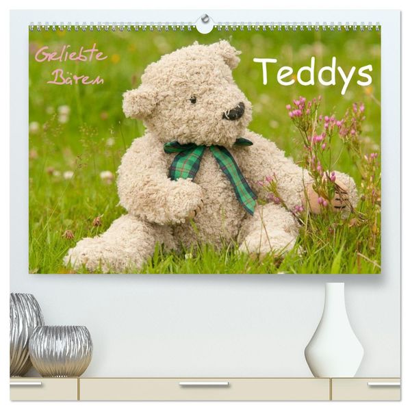 Geliebte Bären - Teddys (hochwertiger Premium Wandkalender 2027 DIN A2 quer) Kunstdruck in Hochglanz