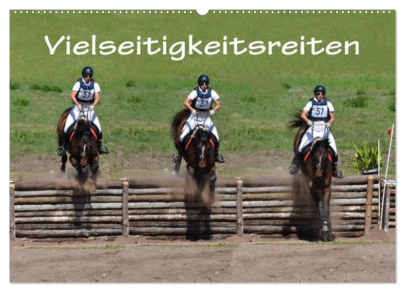 Vielseitigkeitsreiten (Wandkalender 2027 DIN A2 quer) CALVENDO Monatskalender