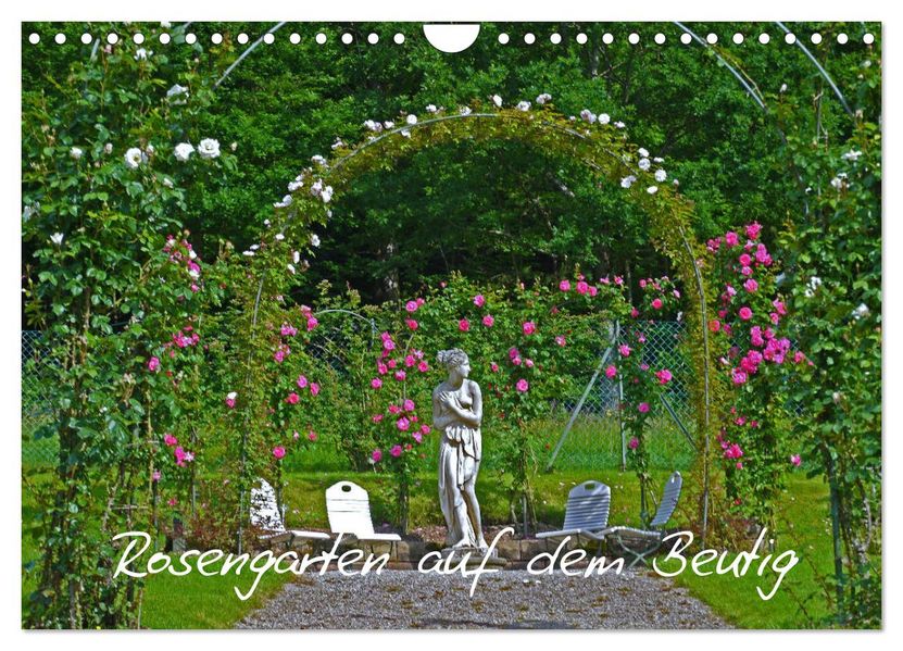 Rosengarten auf dem Beutig (Wandkalender 2027 DIN A4 quer) CALVENDO Monatskalender