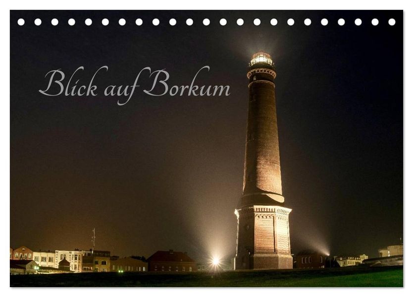 Blick auf Borkum (Tischkalender 2027 DIN A5 quer) CALVENDO Monatskalender