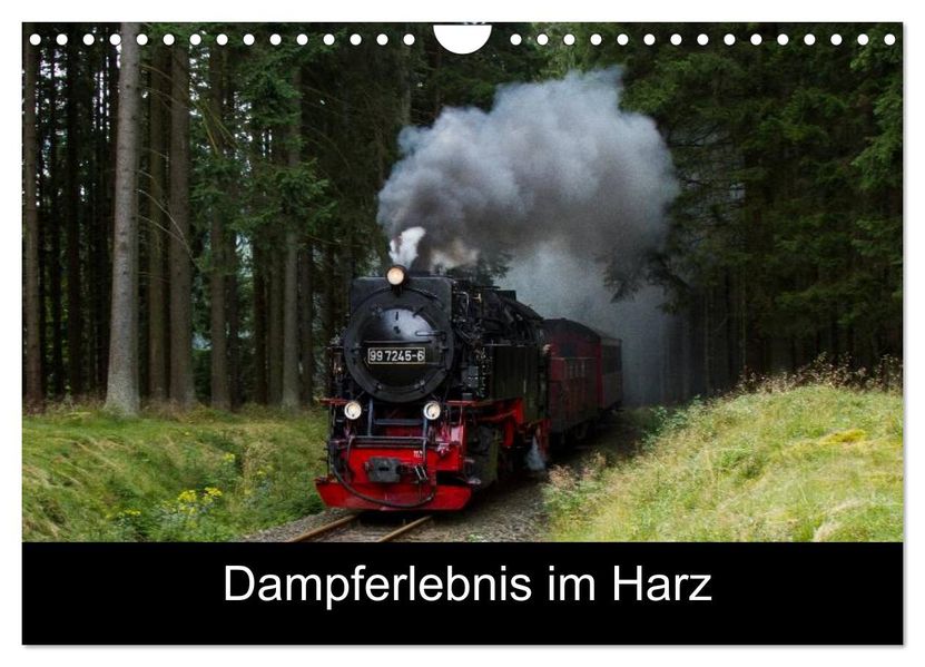 Dampferlebnis im Harz (Wandkalender 2027 DIN A4 quer) CALVENDO Monatskalender