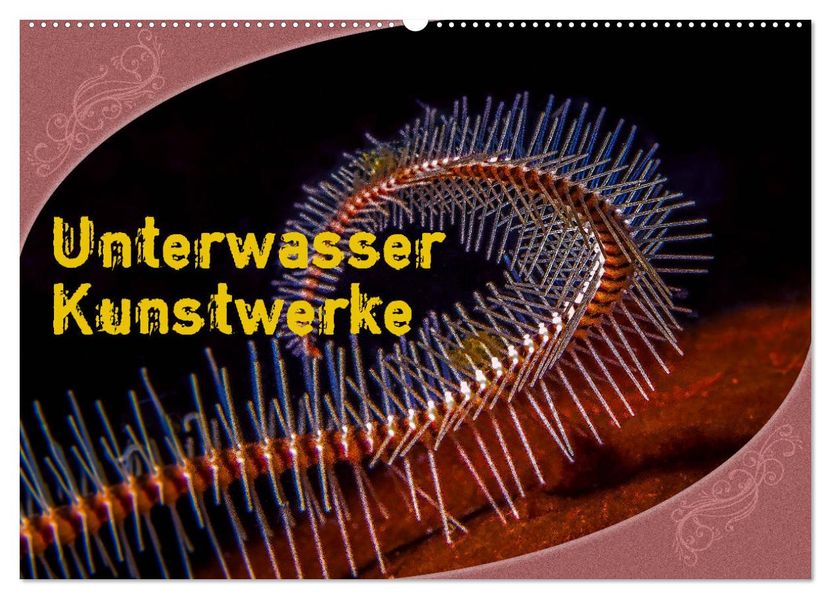 Unterwasser Kunstwerke (Wandkalender 2027 DIN A2 quer) CALVENDO Monatskalender