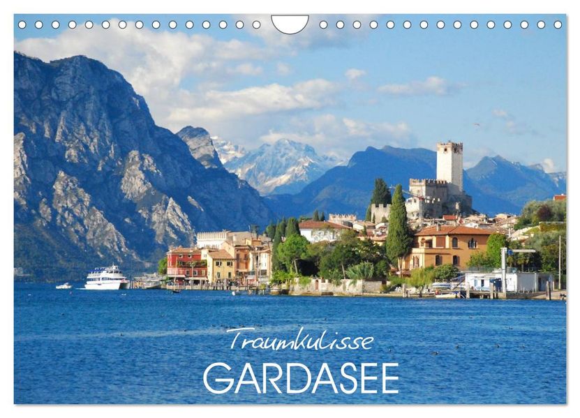 Traumkulisse Gardasee (Wandkalender 2027 DIN A4 quer) CALVENDO Monatskalender