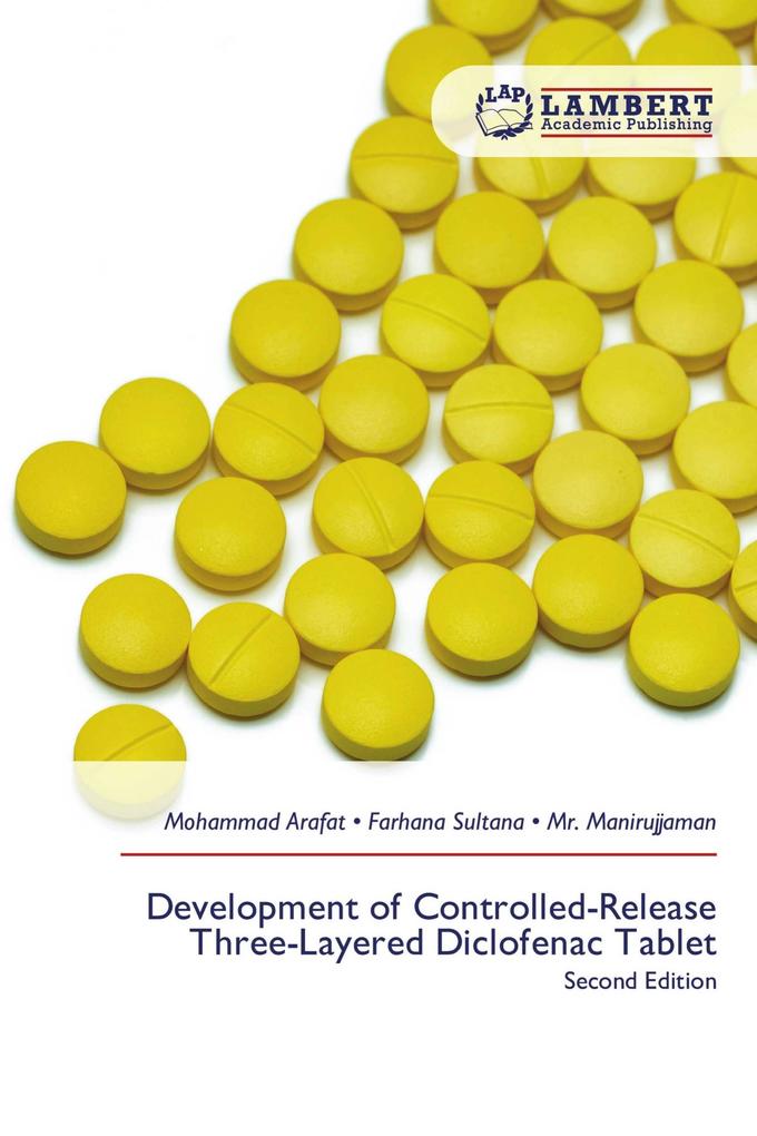 Development of Controlled-Release Three-Layered Diclofenac Tablet