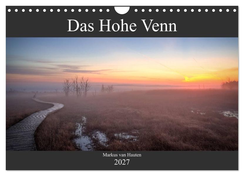 Das Hohe Venn (Wandkalender 2027 DIN A4 quer) CALVENDO Monatskalender