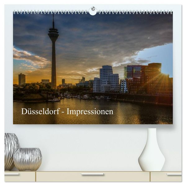Düsseldorf - Impressionen (hochwertiger Premium Wandkalender 2027 DIN A2 quer) Kunstdruck in Hochglanz