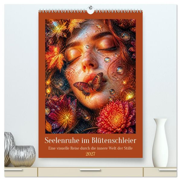Seelenruhe im Blütenschleier (hochwertiger Premium Wandkalender 2027 DIN A2 hoch) Kunstdruck in Hochglanz