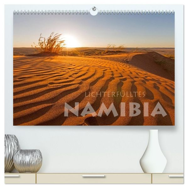 Lichterfülltes Namibia (hochwertiger Premium Wandkalender 2027 DIN A2 quer) Kunstdruck in Hochglanz